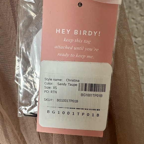 NWT Birdy Grey Christina Convertible Curve Dress in Sandy Taupe - Picture 5 of 7